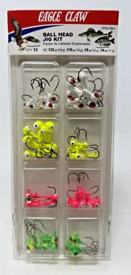 Kit de plantilla de cabeza de bola con garra de águila 52 piezas surtido de cabeza de pelea de mierda y bullgill Foto 1 de 4