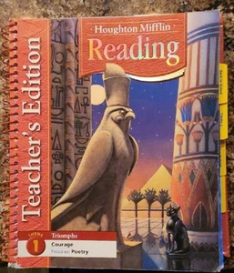 Houghton Mifflin Reading Teachers Edition Theme 1 Grade 6 Triumphs COURAGE - Picture 1 of 2