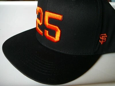 Gorra San Francisco SF Giants Barry Bonds #25 negra Snapback, SGA Foto 1 de 4