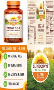 Las mejores ofertas en Omega - 3 Sundown Naturals vitaminas y minerales |  eBay