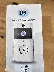 Video Doorbell 1080p HD Camera WI-FI Night Vision Motion Detection Wireless NEW - Picture 1 of 12