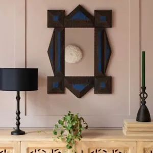 Graham and Green Ako Wooden Wall Mirror - Small - Picture 1 of 7