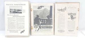 3 Railroad Ads From 1925 - Picture 1 of 5