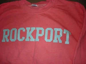  ROCKPORT  RESORT WEAR PINK SWEATSHIRT  EXTRA LARGE - Picture 1 of 5
