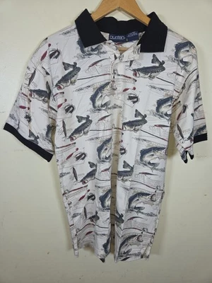 Puritan Trophy Fishing Polo Shirt Size Medium - Image 1 of 4