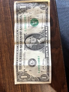 Birhday (1998) Dollar Fancy Serial Nuber G 28951998 F - Picture 1 of 2