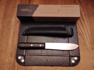 Cuchillo y herramienta de historia Boker cuchillo de marinero 5,28" 4116 hoja SS mango de madera de ébano Foto 1 de 2