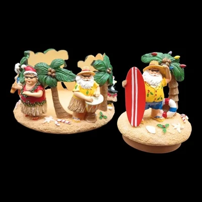 Yankee Candle Beach Friends Tarro de Navidad Candelabro y Tarro Topper RETIRADO Foto 1 de 4
