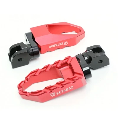 Red BUZZ Front Wide Footpegs 25mm Lower For Ninja ZX-11 ZZ-R1100 ZX1100 90-01 00 Foto 1 de 4