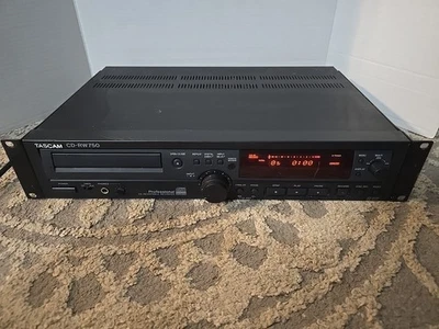 Tascam CD-RW750 Professional CD Rewritable Recorder WORKING w/ Cord - Image 1 of 4