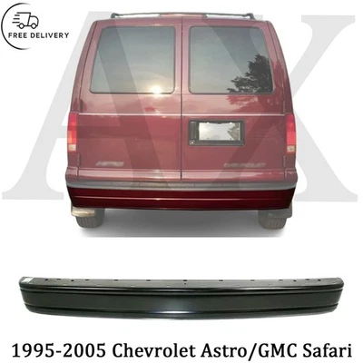 Barra frontal de parachoques trasero de acero imprimado para Chevrolet Astro/GMC Safari 1995-05 Foto 1 de 4