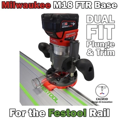 Milwaukee M18 kompatible Trim & Tauchfräserbasis für die Festool Schiene - INC P&P - Bild 1 von 4