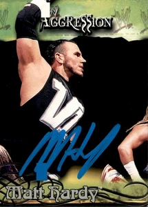 Matt Hardy Signed 2003 Fleer WWE Aggression Card #63 - Picture 1 of 2