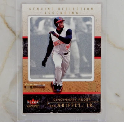 Ken Griffey Jr 2003 Fleer Genuino #87 REFLEJO ASCENDENTE Paralelo SSP!  /87 Foto 1 de 2