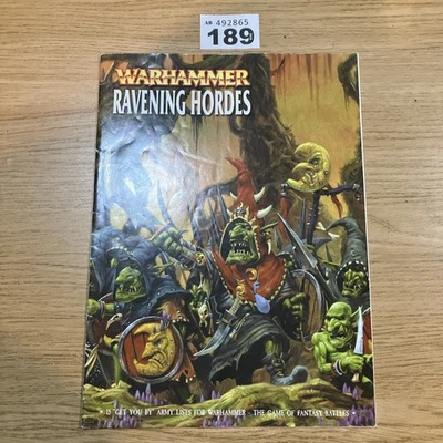 Warhammer Armies Ravening Hordes 15 races Army Lists 6th Edition 2000 OOP - Image 1 of 4