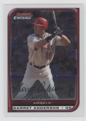 2008 Bowman Chrome Garret Anderson #125 - Image 1 of 2