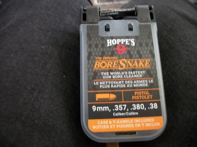 Набор для чистки змеи Hoppe's Bore полный и простой!   9 мм .357 .380 38 38 Spec. - Изображение 1 из 4