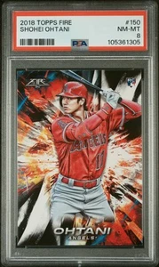2018 Topps Fire #150 Shohei Ohtani PSA 8 - Picture 1 of 2