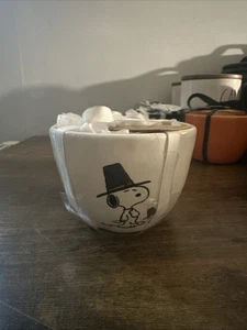 Rae Dunn x Peanuts Snoopy Thanksgiving Messbecher - 4er Set - Neu mit Etikett - Bild 1 von 4