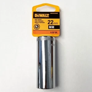 DeWalt 22mm Deep Socket 6-Point 1/2" Drive DWMT935360SP - Picture 1 of 2