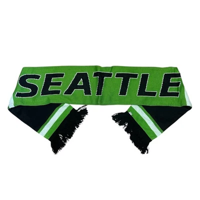 Seattle City Bufanda Azul Verde Rayas Nuevo con Etiquetas Unisex Travelcore Bufanda Envoltura Accesorio Foto 1 de 4