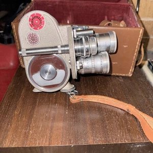 Bell & Howell 8mm 134 movie camera 3 lenses, working - Picture 1 of 16