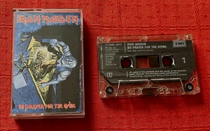 IRON MAIDEN - UK CASSETTE TAPE - NO PRAYER FOR THE DYING - Picture 1 of 6