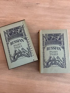 1945 Russische Märchen Pantheon Illustrationen A. Alexeieff HCDJ mit Schuber - Bild 1 von 17