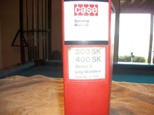ORIGINAL CASE 300SK 400SK SERIES C LOG SKIDDERS SERVICE MANUAL ALLISON TRANS. - Picture 1 of 12