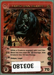 (303180) LORD VAN BLOOT 85/110/50/100/70 (2 Max Stats) Ultra Rare Chaotic Card - Picture 1 of 1