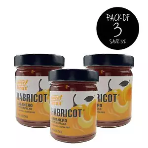 Habricot Pepper Spread | Pack of 3 | 9 oz | Gluten Free | Chili Dawg's Foods of - Picture 1 of 8