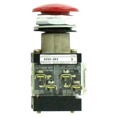 A-H 800H DK6A Cabezal de hongo resistente a la corrosión botón no iluminador nuevo Foto 1 de 3