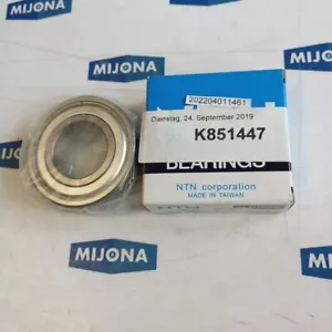 RODAMIENTO DE BOLAS DE RANURA PROFUNDA NTN 6206ZZ 5K NUEVO STOCK ANTIGUO - Imagen 1 de 6