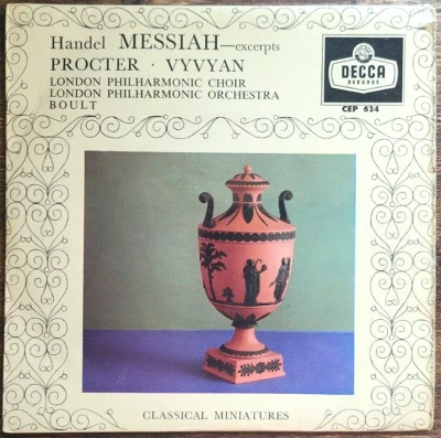 Handel: Messiah (excerpts) - Norma Proctor & Jennifer Vyvyan - 7" ~1960 - Image 1 of 4