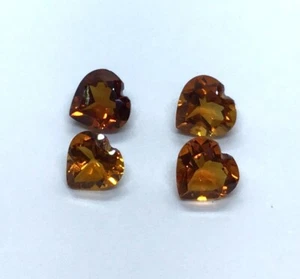 Madeira Citrin Herzschliff AAA natürlicher loser Edelstein zur Herstellung aller Arten Schmuck - Bild 1 von 9