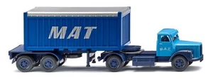 WIKING - SCANIA 4x2 con portacontainer e container M.A.T. - 1/87 - WIK052604 - Foto 1 di 1