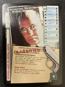 X-Files Trading Card Game CCG Premiere ASSISTANT DIRECTOR WALTER SKINNER ULTRA R - Picture 1 of 2