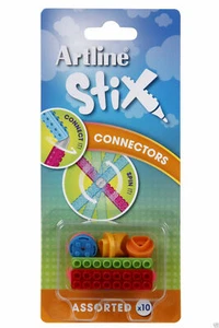 Artline Stix Connectors Assorted 10pk for Artline Stix Pens, Markers and Brushes - Picture 1 of 1