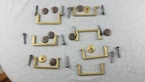 Set of High End Antique Repro Ball & Ball Pennsylvania drawer pulls brass - Picture 1 of 4