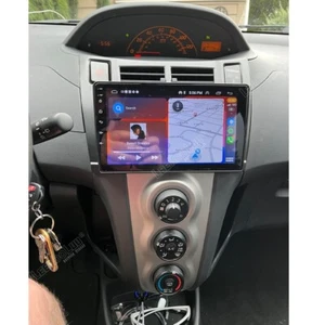 For Toyota Yaris 2008-2011 Android 15.0 Carplay Car Stereo Radio GPS Navi - Foto 1 di 19