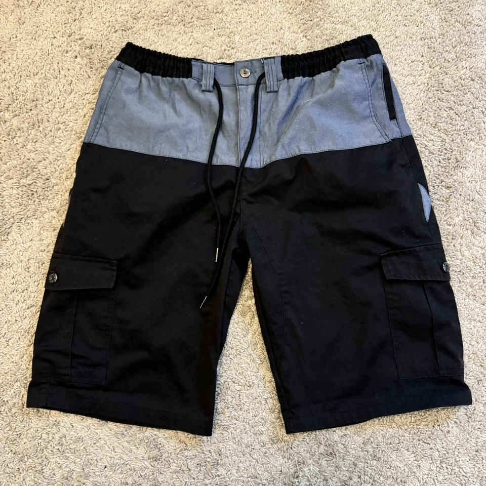 Pantalones activos Red Ape Cargo para hombre 4XL cordón 12” entrepierna negro gris Foto 1 de 4