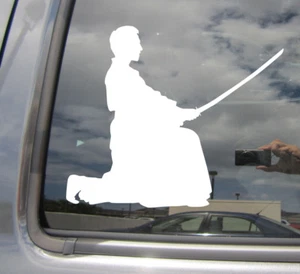 Kendo - Kenjutsu Swordsmanship Japanese Car Window Vinyl Decal Sticker 04163 - Picture 1 of 2