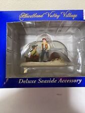 HEARTLAND VALLEY VILLAGE DELUXE SEASIDE ACCESSORY- MAN CHILD WITH BOAT -