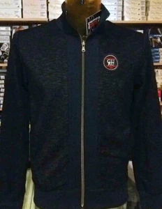 Felpa uomo Guru aperta in tessuto melange con logo cucito e tasche art G994026 - Imagen 1 de 2
