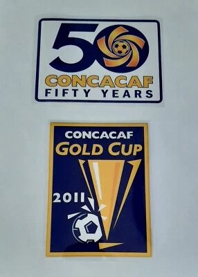 Parches para camiseta de fútbol local y visitante Copa Oro México 2011 Foto 1 de 2