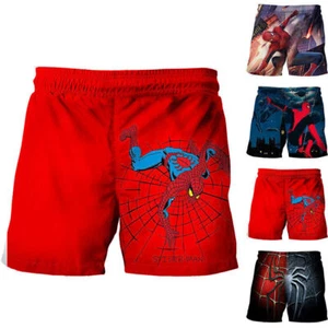 Kids Boys Spiderman Swimming Shorts Beach Pool Swimwear Board Trunks Costume▪ - Picture 1 of 13