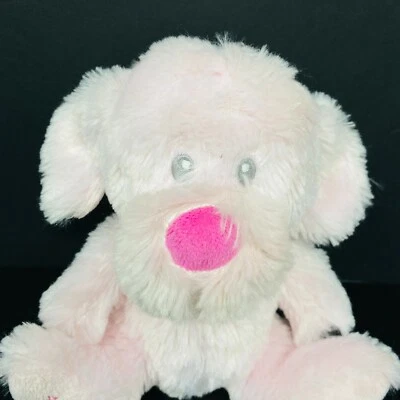 Peluche American Treats Pink My 1st Puppy Dog gris ojos cosidos animal de peluche Lovey Foto 1 de 4