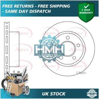 Fits Jeep Wrangler 1999-2007 2.5 4.0 Brake Disc Front Poppy 52008440AB - Image 1 of 2
