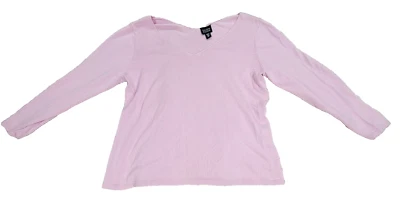 Eileen Fisher Top 女式小号粉色宽松针织 Lagenlook 冷冬上衣 — 第 1/4 张图片