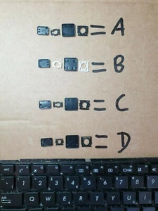 ASUS X502 X540 X542 X553 X555 K55 F502 ANY KEY Selling single keys, not back lit - Picture 1 of 12
